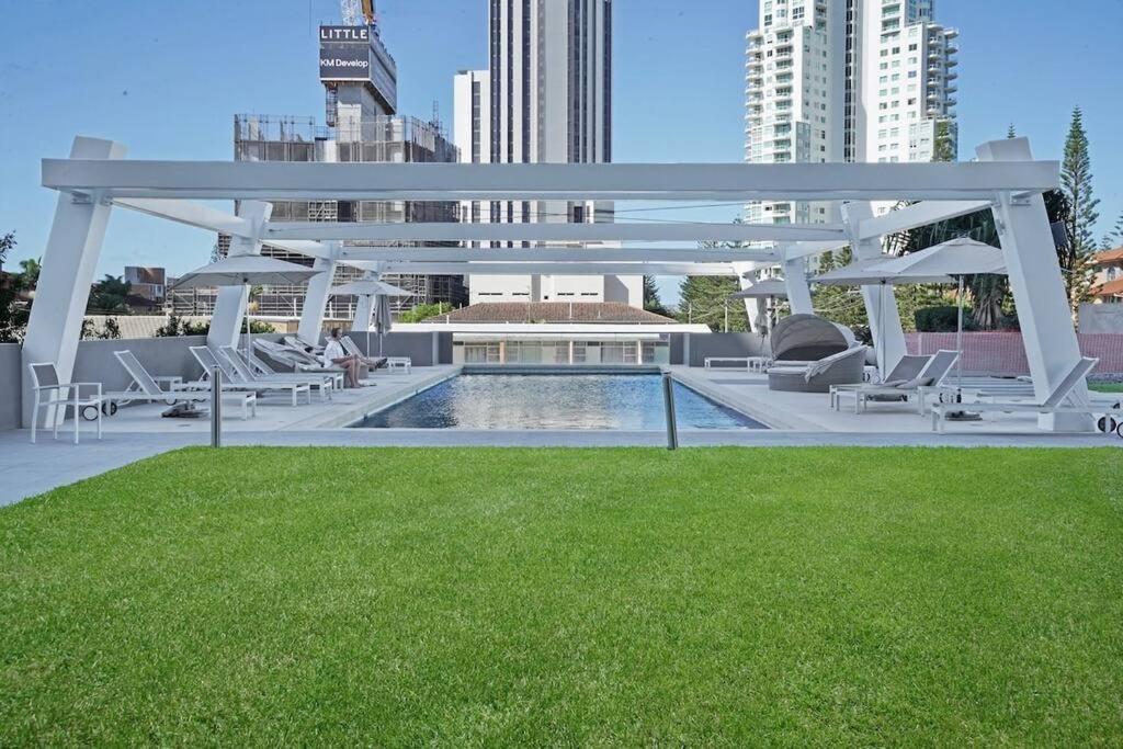 Broadbeach Apartment Level 10 With Beach Views Guldkusten Exteriör bild