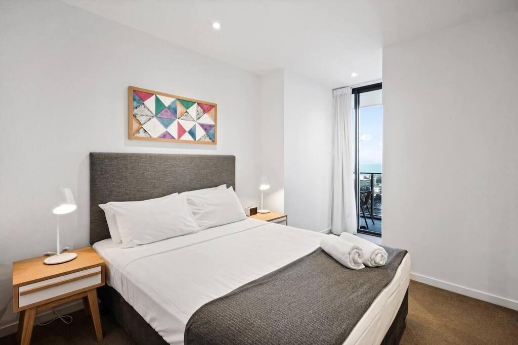 Broadbeach Apartment Level 10 With Beach Views Guldkusten Exteriör bild