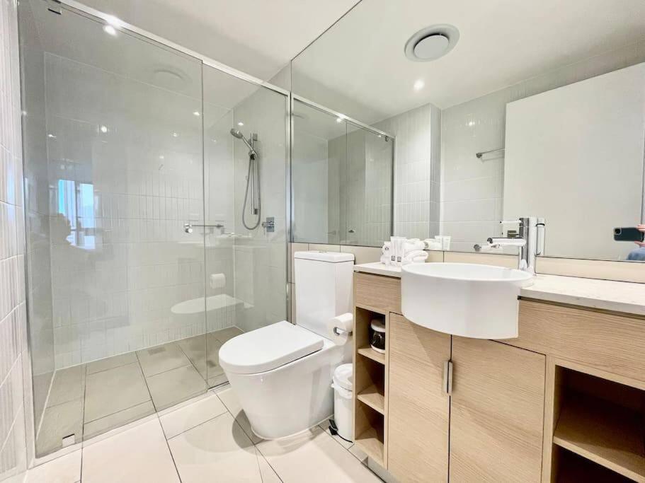Broadbeach Apartment Level 10 With Beach Views Guldkusten Exteriör bild