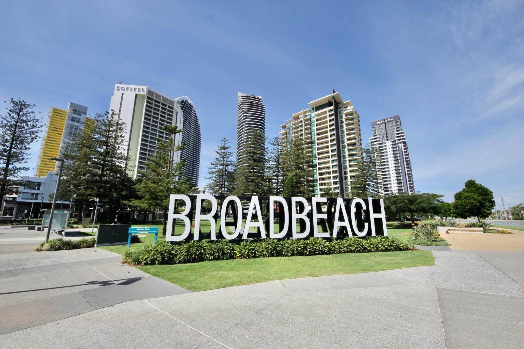 Broadbeach Apartment Level 10 With Beach Views Guldkusten Exteriör bild