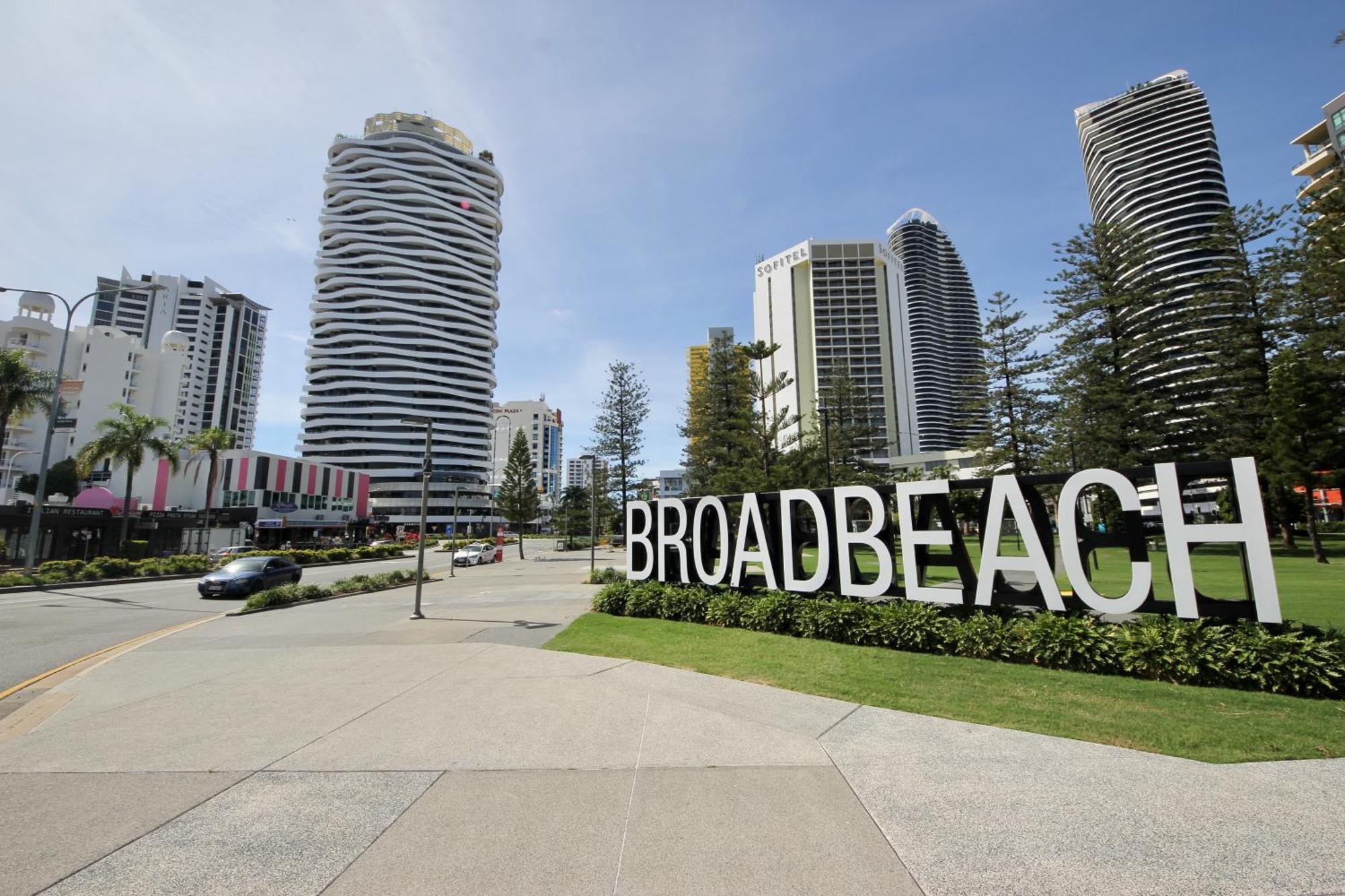 Broadbeach Apartment Level 10 With Beach Views Guldkusten Exteriör bild